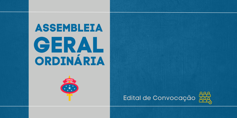 Assembleia Geral Ordinária será realizada no dia 19