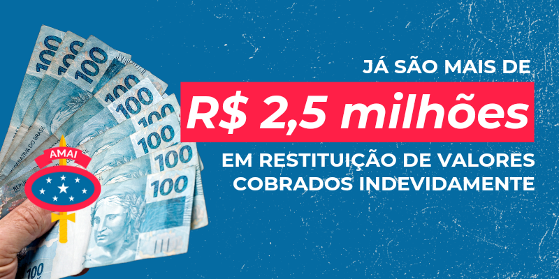 Mais de R$ 2,5 milhões em restituições judiciais