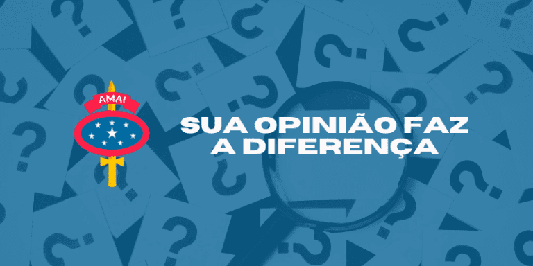 Participe da pesquisa de opinião da AMAI