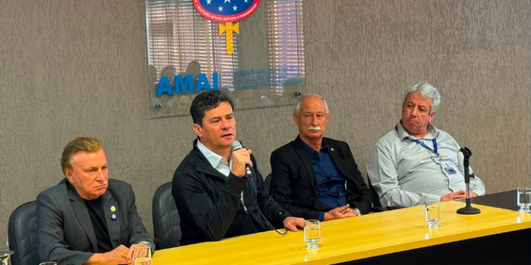 AMAI recebe SÉRGIO MORO e MAURO MORAES para diálogo sobre as demandas dos militares estaduais