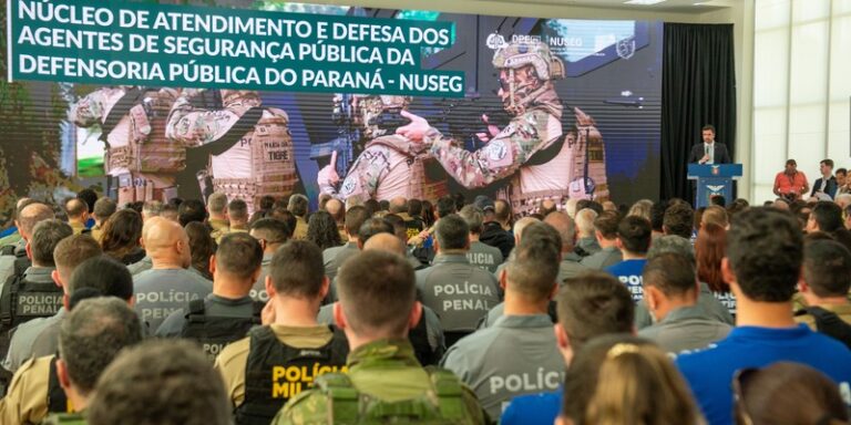 Defensoria Pública do Paraná oferece assistência jurídica a agentes de segurança